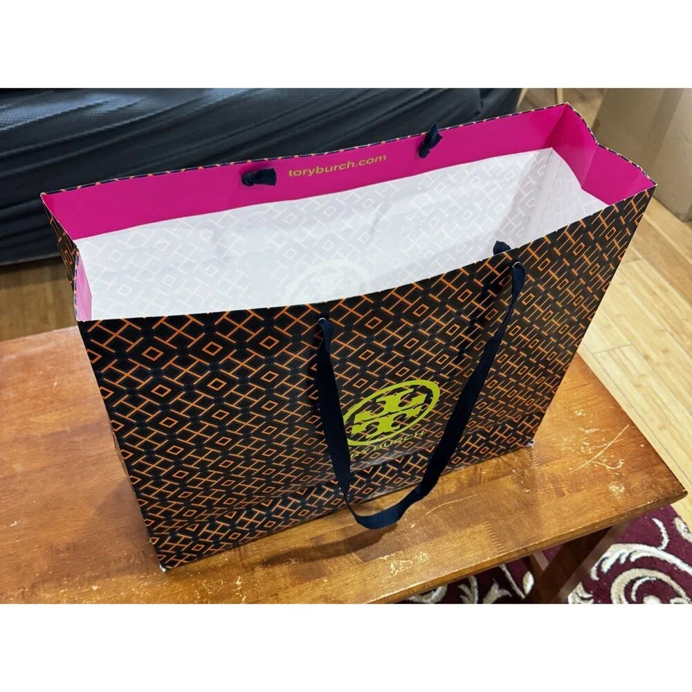 Tory Burch Large Dust Bag Gift Shopping Tote Bag Authentic 16 x 12